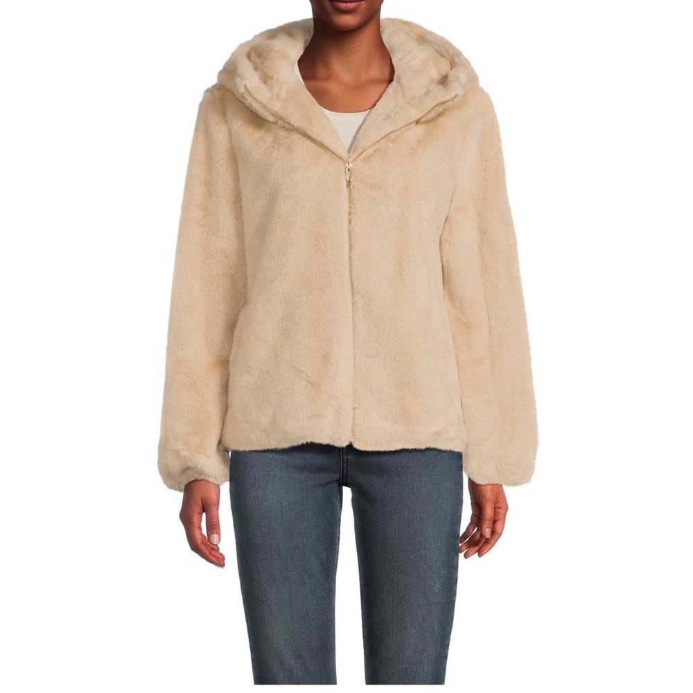 Via Spiga Cream Teddy Jacket